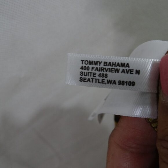 Tommy Bahama Animal Print V-Neck Sheath Dress Women Size L Fitted Bodycon - Picture 6 of 9